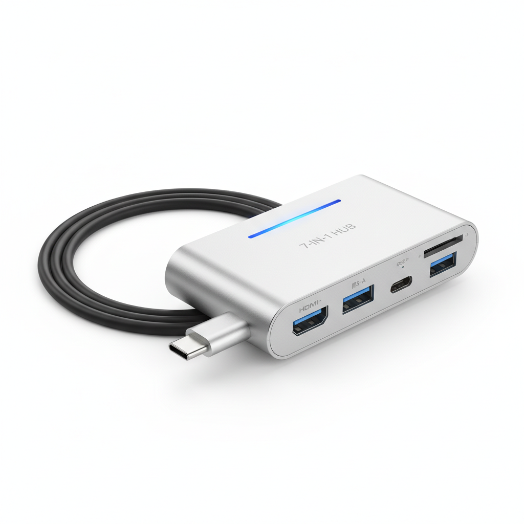 Hub USB-C 7w1